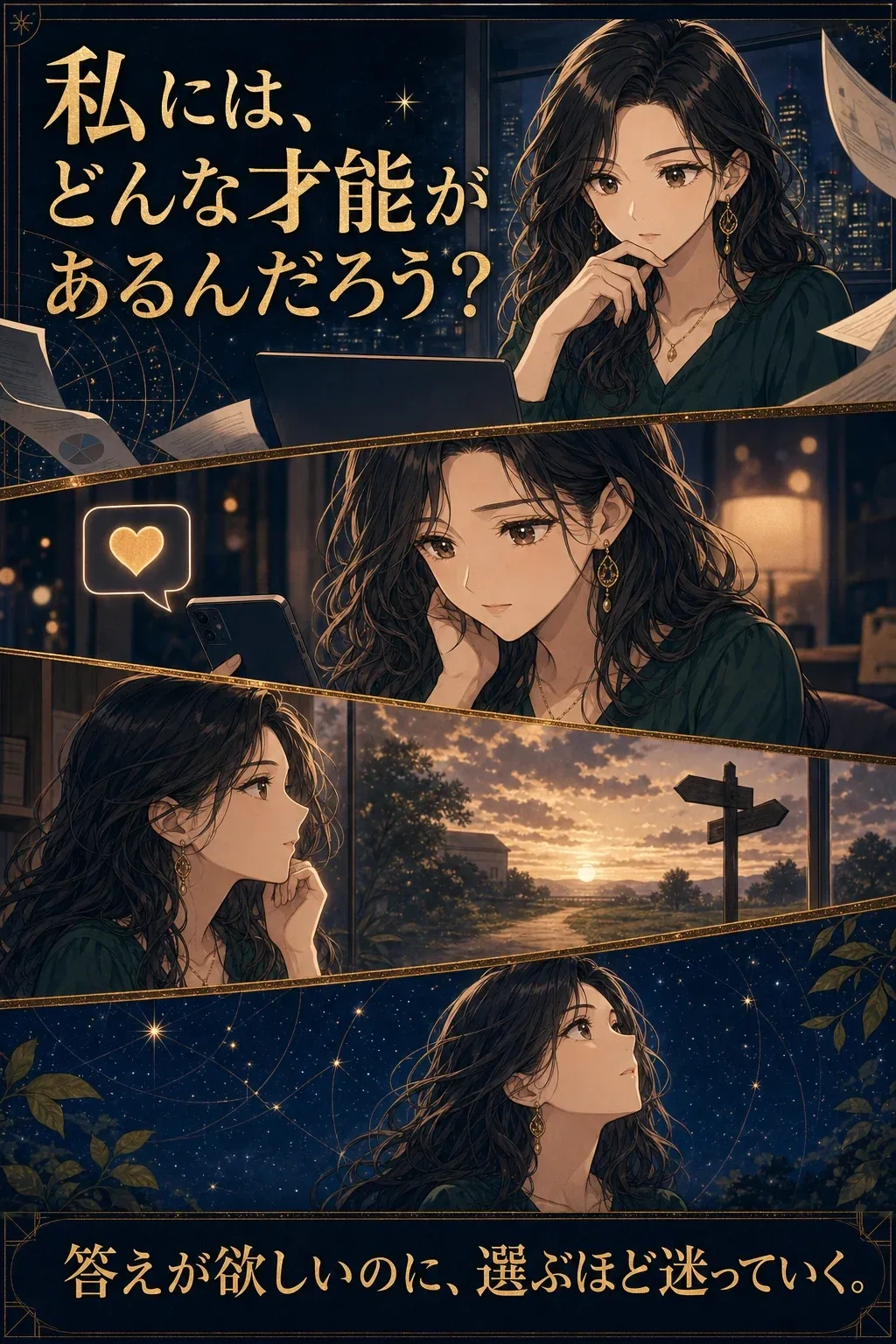 自分の才能を知りたい女性