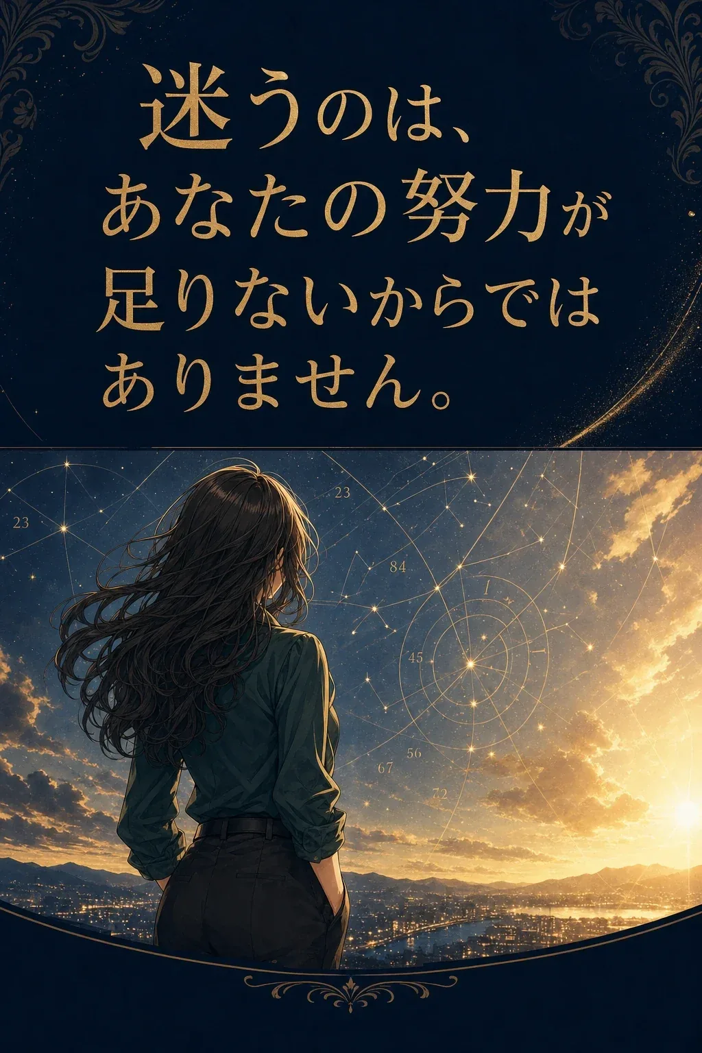 迷うのは努力不足ではないというメッセージ