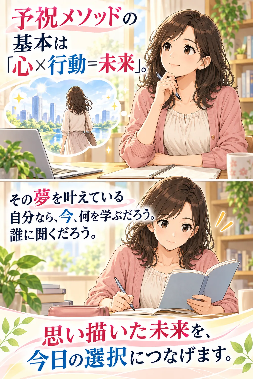 心と行動の両方から未来と今日の選択を考える