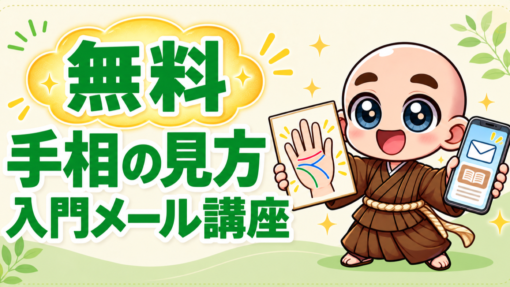 無料・手相の見方入門メール講座