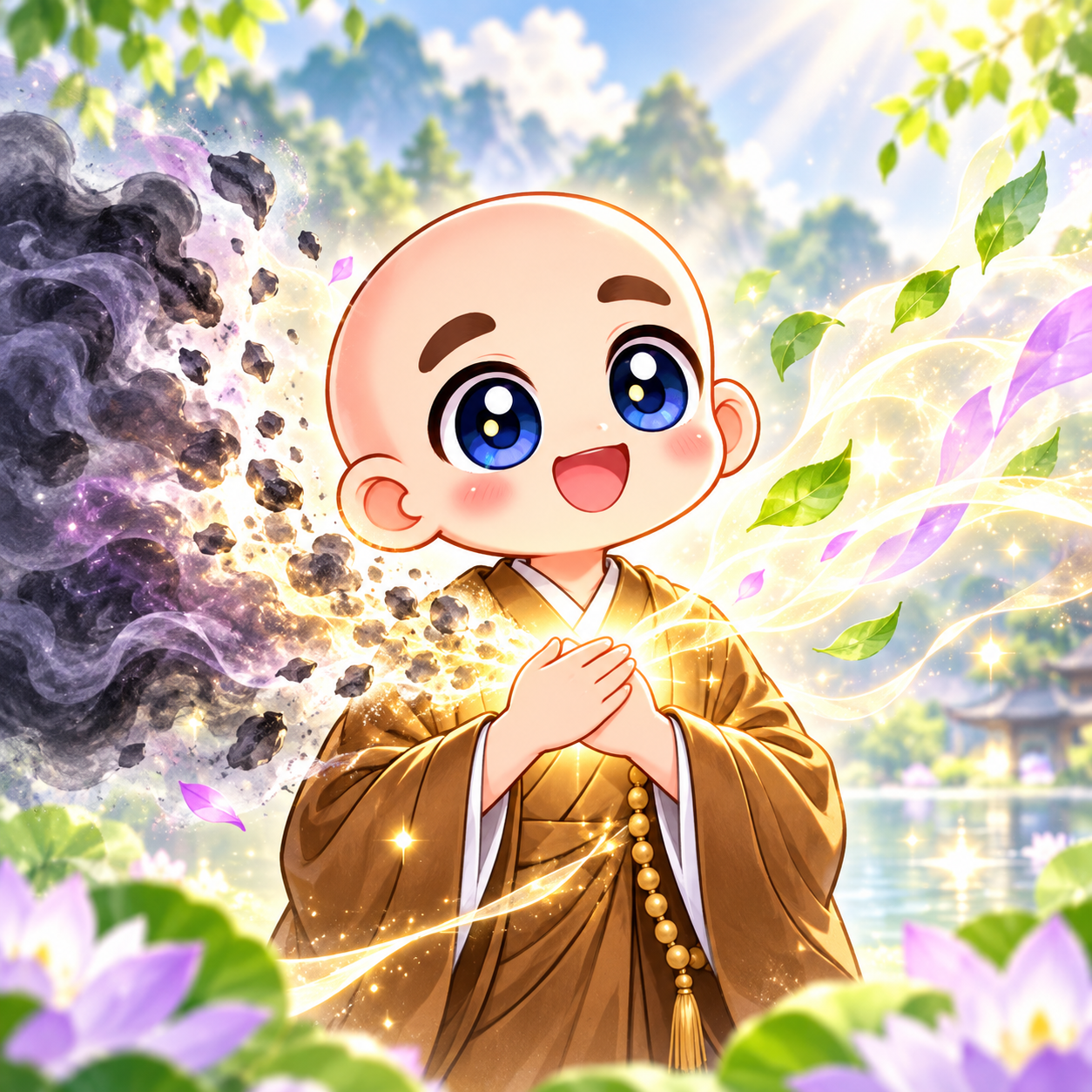 心の重さをやさしく手放す東志醒のキャラクター