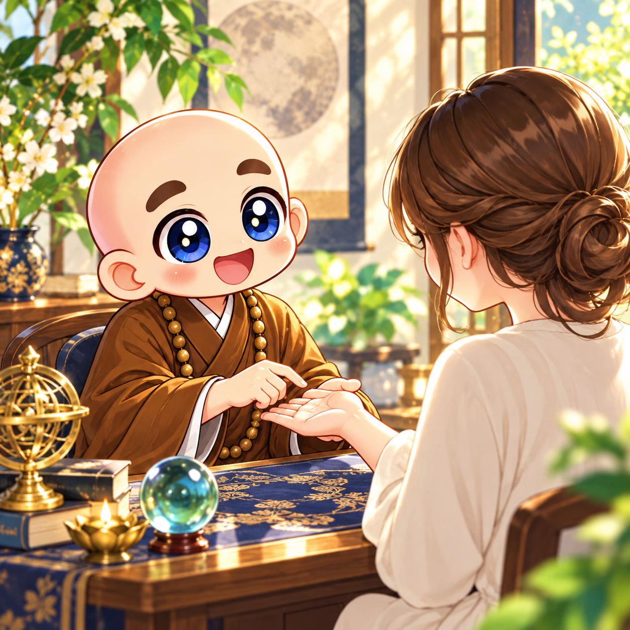 お客様と向き合い鑑定経験を積む東志醒のキャラクター