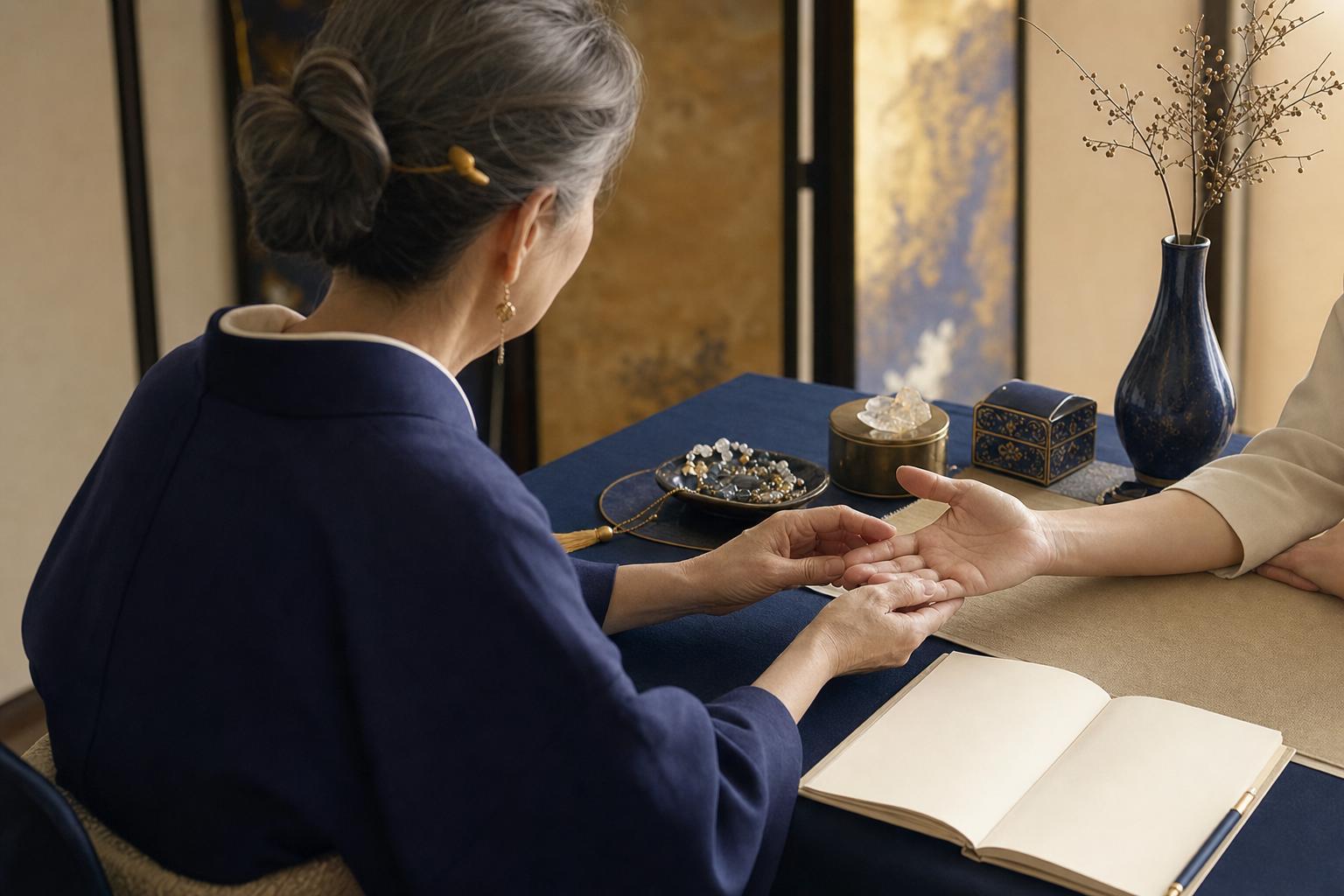 60代から手相を学ぶイメージ