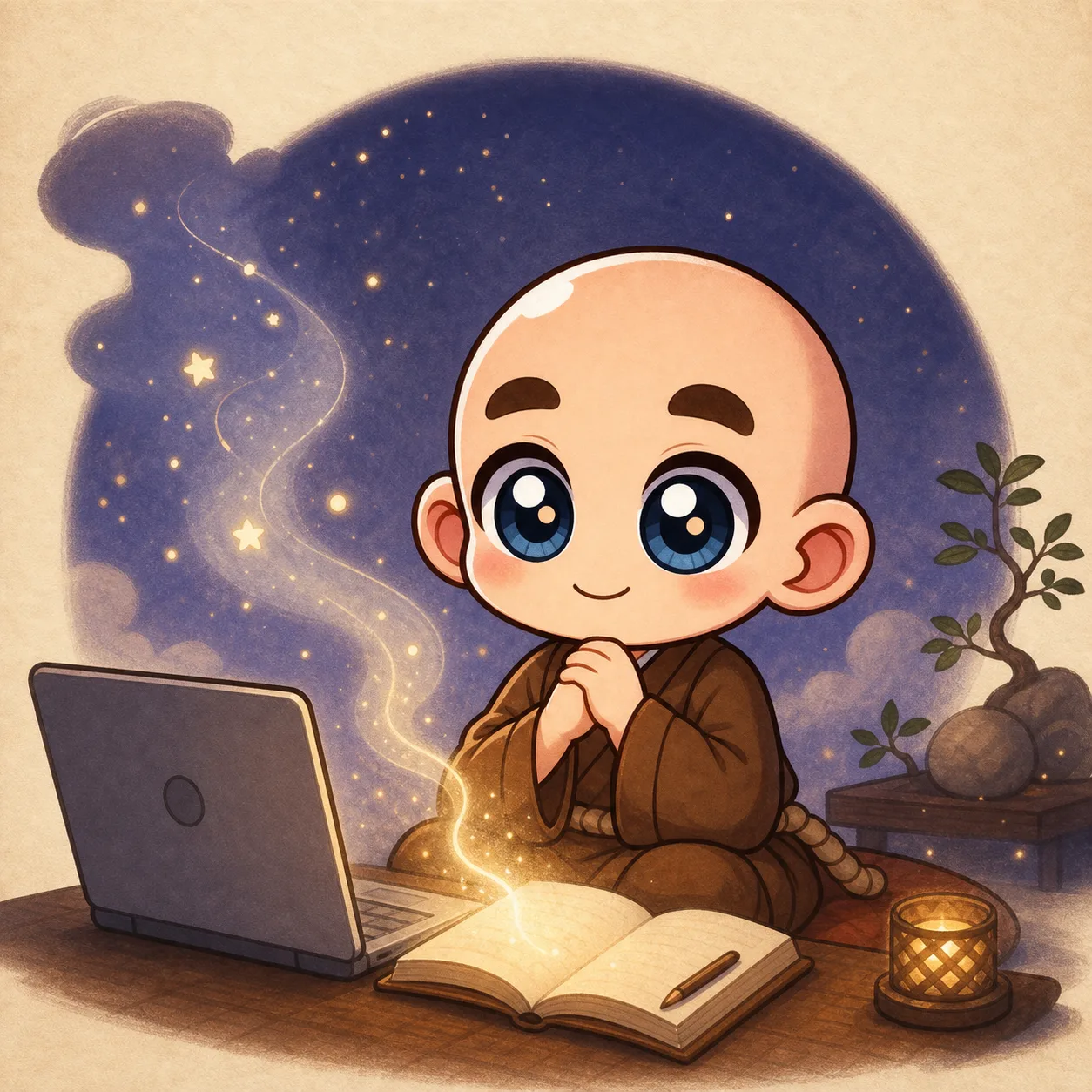 高次の存在からのメッセージを受け取るチャネリングのイメージ