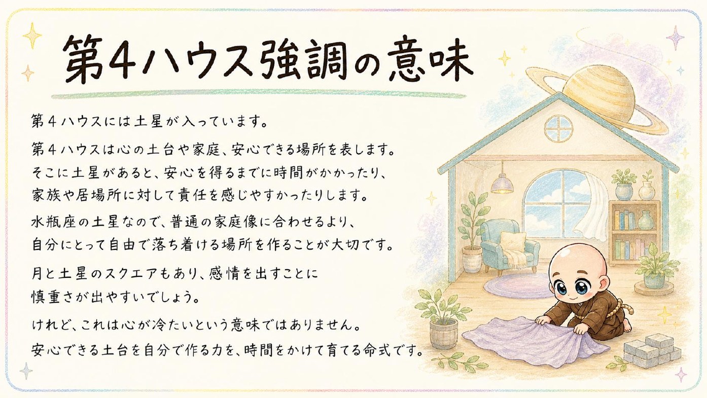12ハウス全体から人生設計図を読む鑑定サンプル