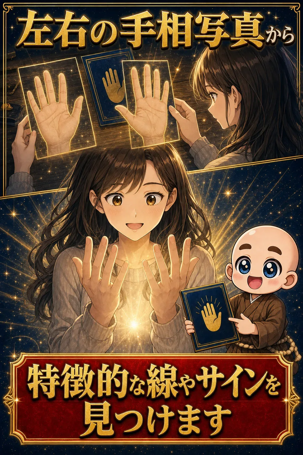 ミニ手相鑑定書でわかること