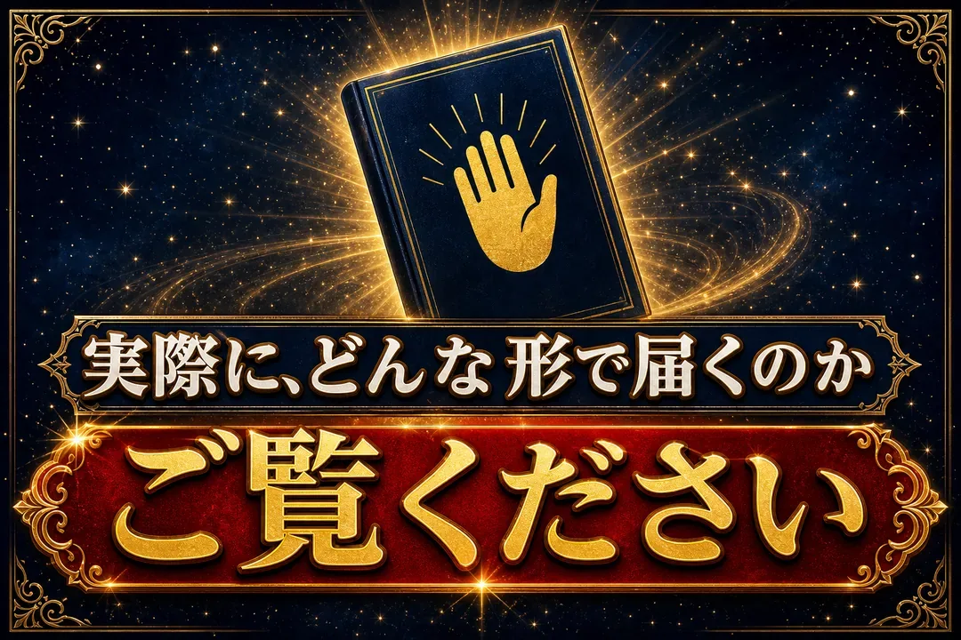 手相ミニ鑑定書の実例
