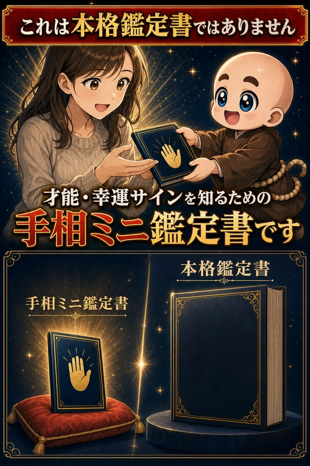 ミニ手相鑑定書がおすすめの人