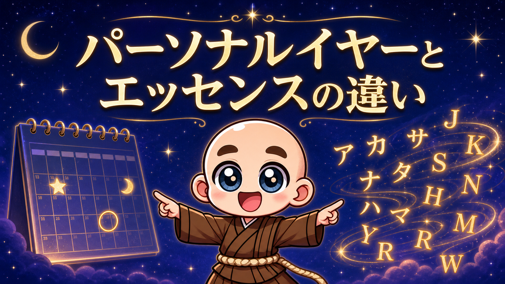 パーソナルイヤーとエッセンスナンバーの違いを説明するタイトル画像