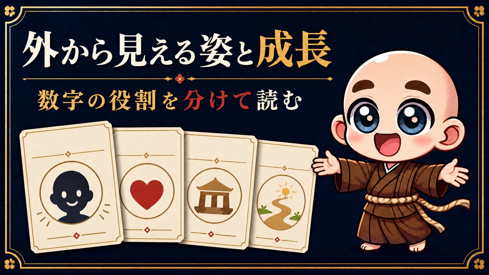 外から見える姿や成長を数字の役割ごとに読む