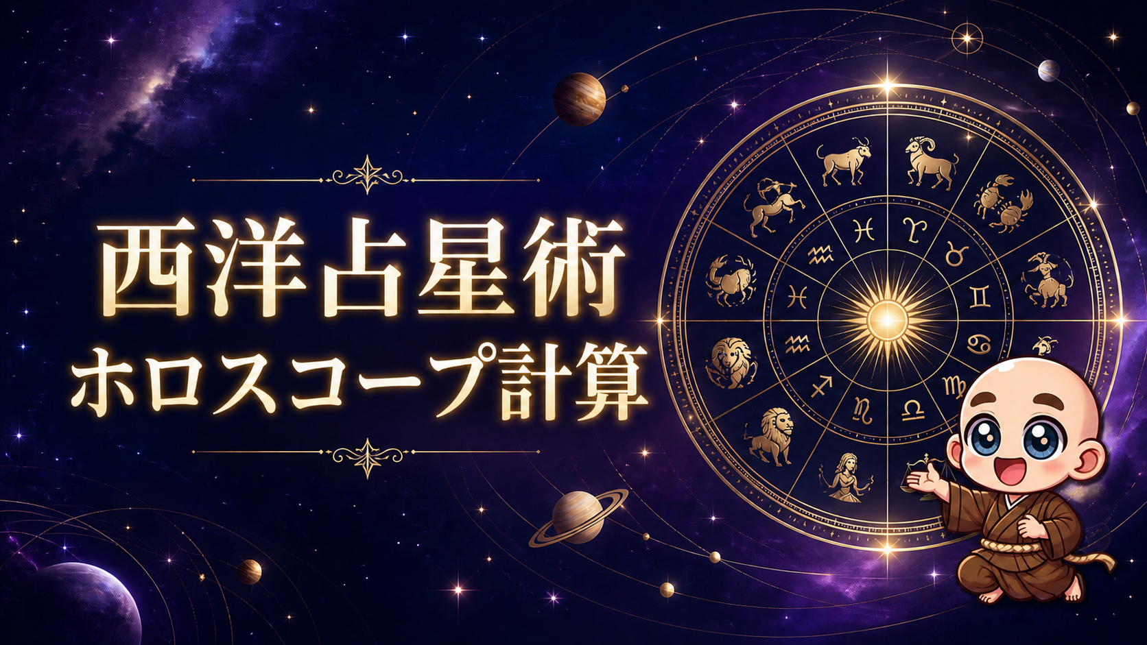 西洋占星術 ホロスコープ計算