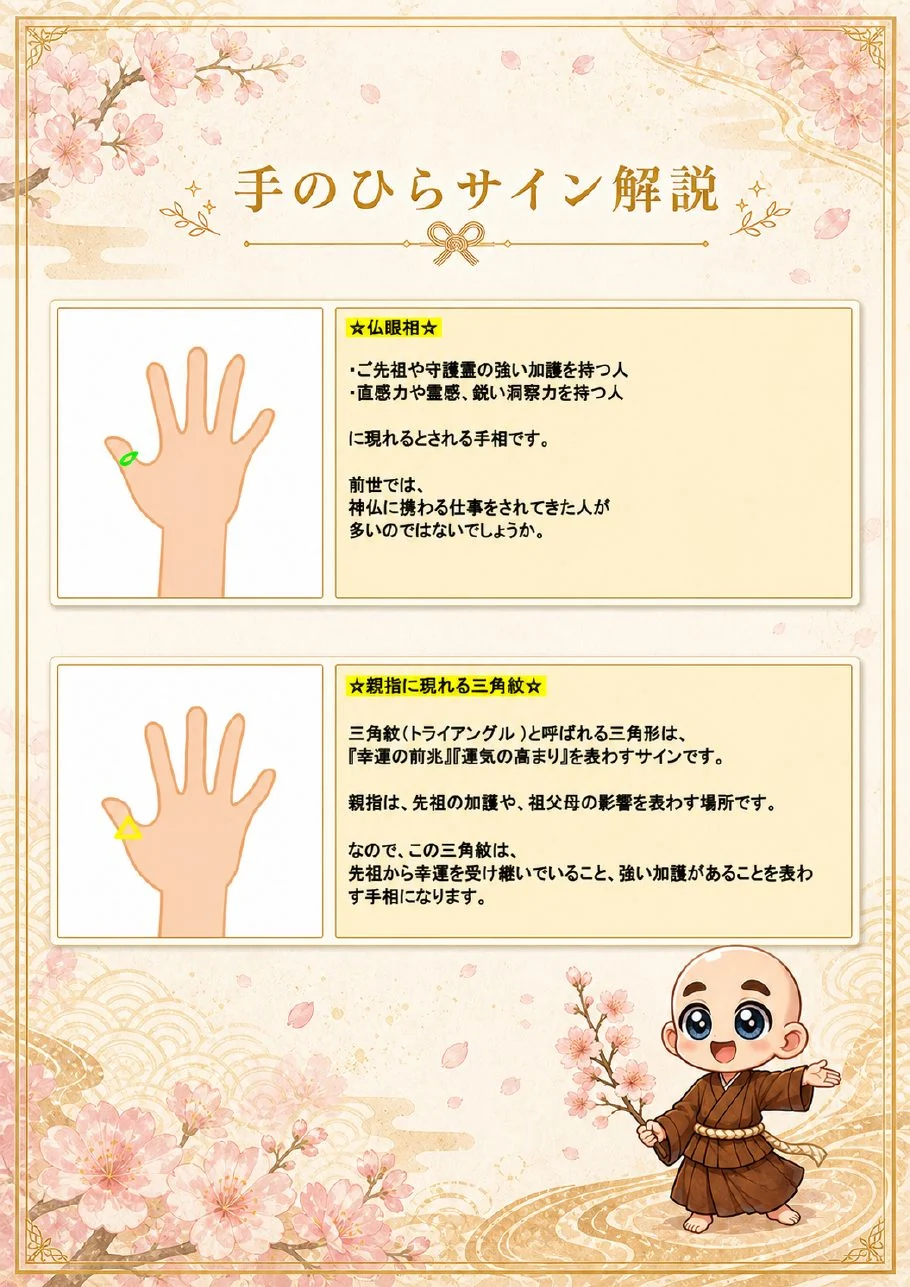 究極の手相鑑定書サンプル 22ページ目|手のひらサインの解説