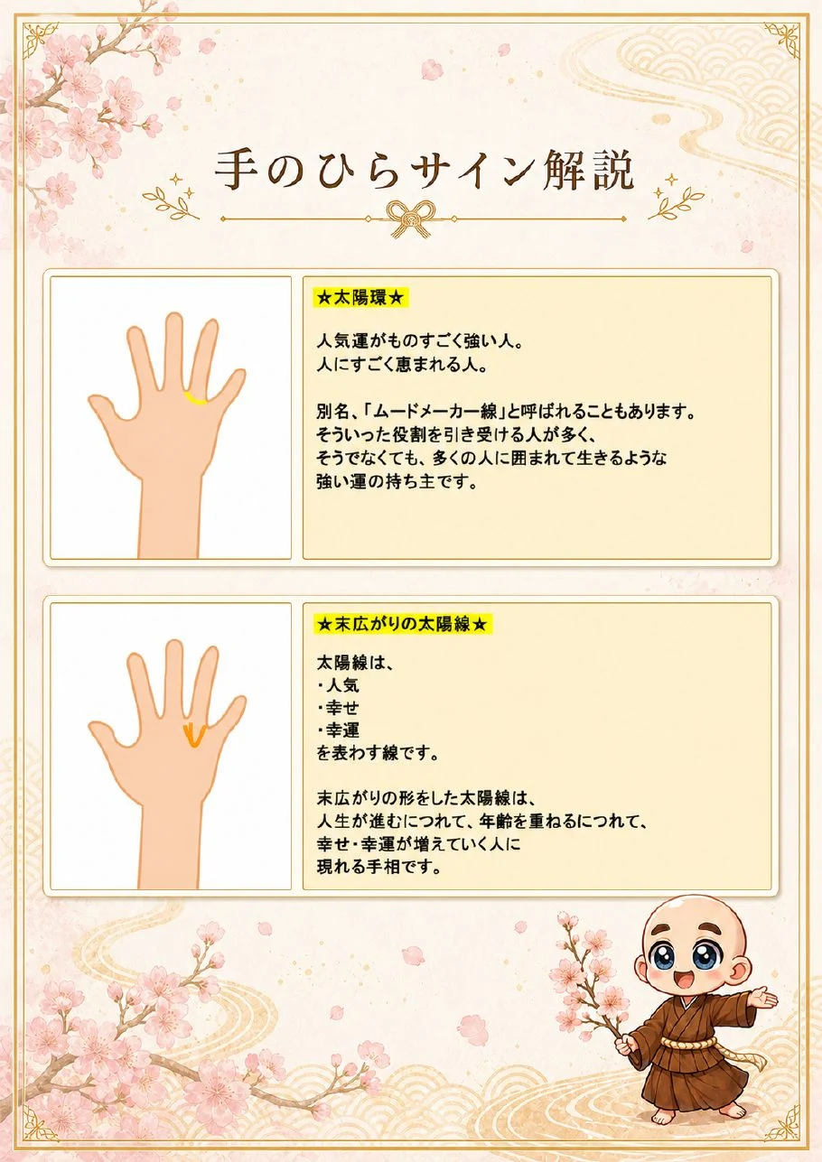 究極の手相鑑定書サンプル 30ページ目|手のひらサインの解説