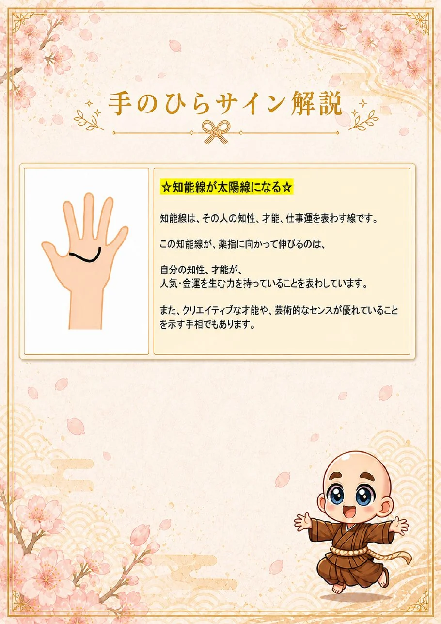 究極の手相鑑定書サンプル 37ページ目|手のひらサインの解説