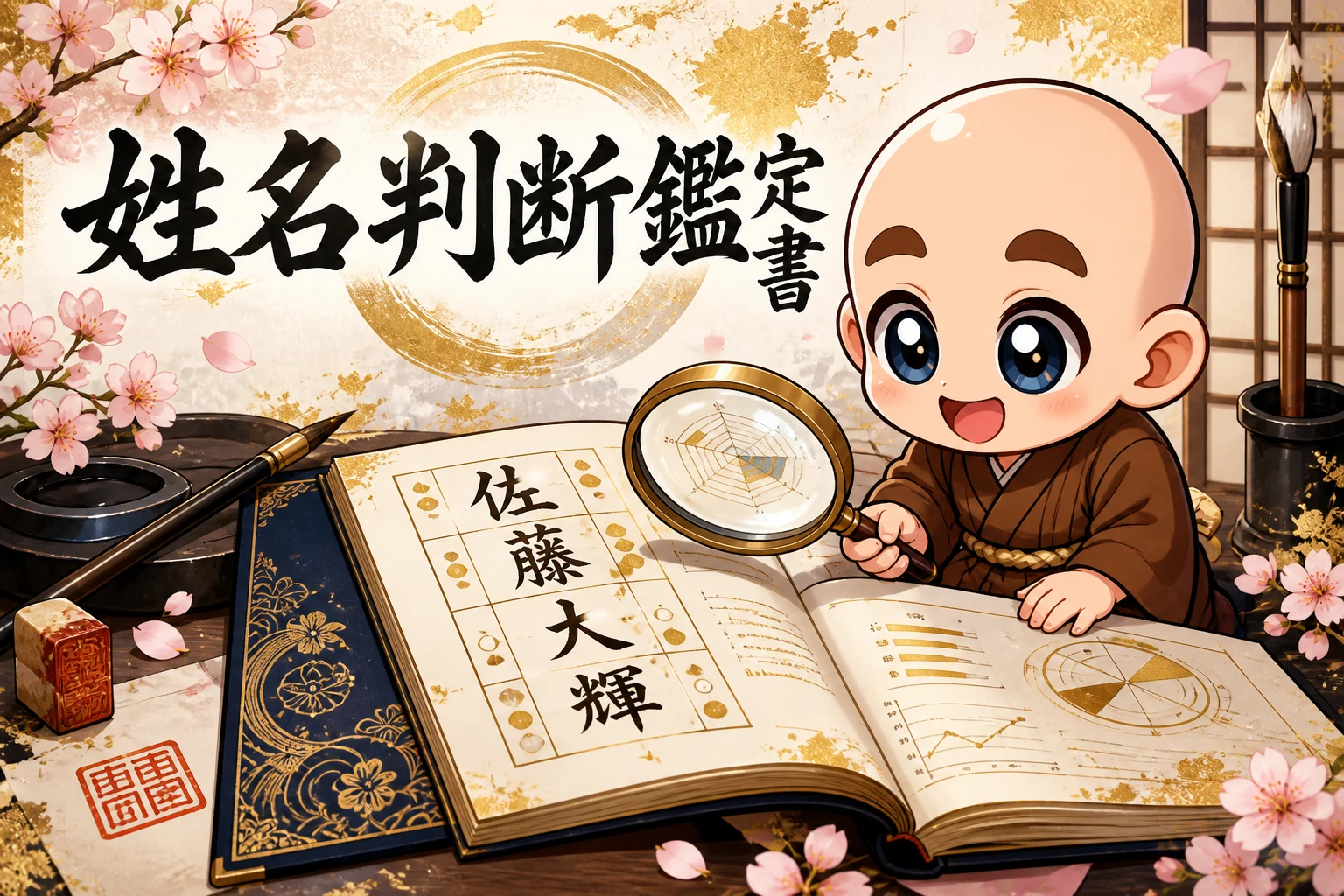姓名判断鑑定書の内容イメージ