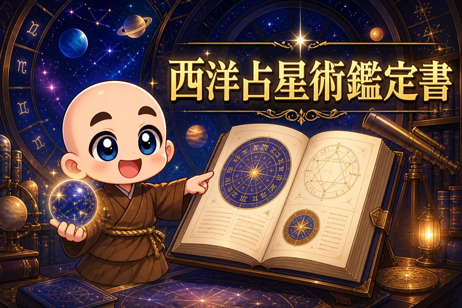 西洋占星術鑑定書の内容イメージ