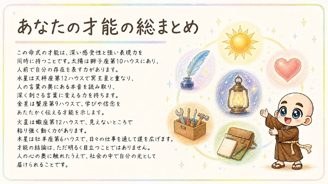 西洋占星術鑑定書 実物サンプル 77ページ目