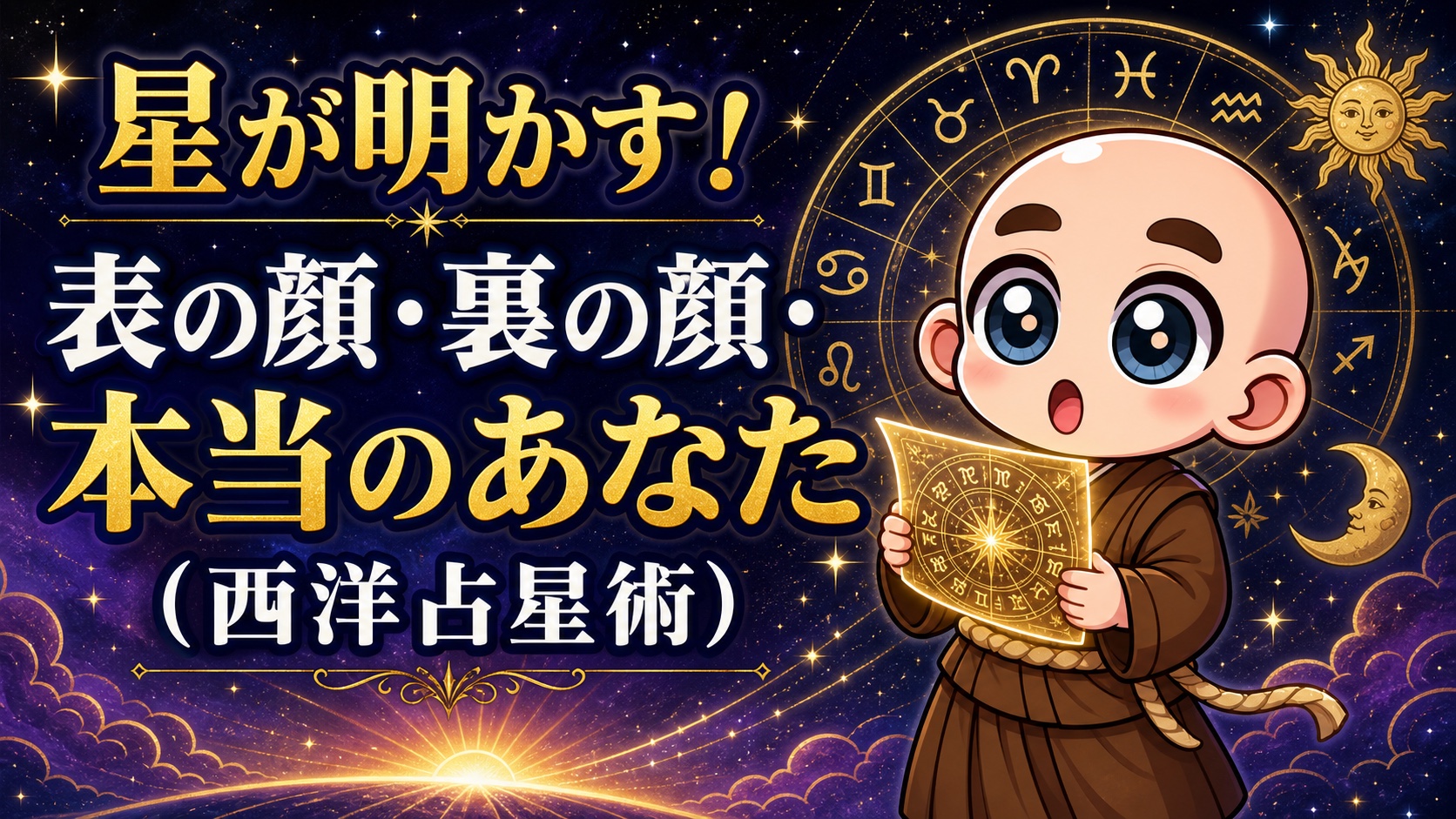 星が明かす「表の顔・裏の顔・本当のあなた」診断（西洋占星術）