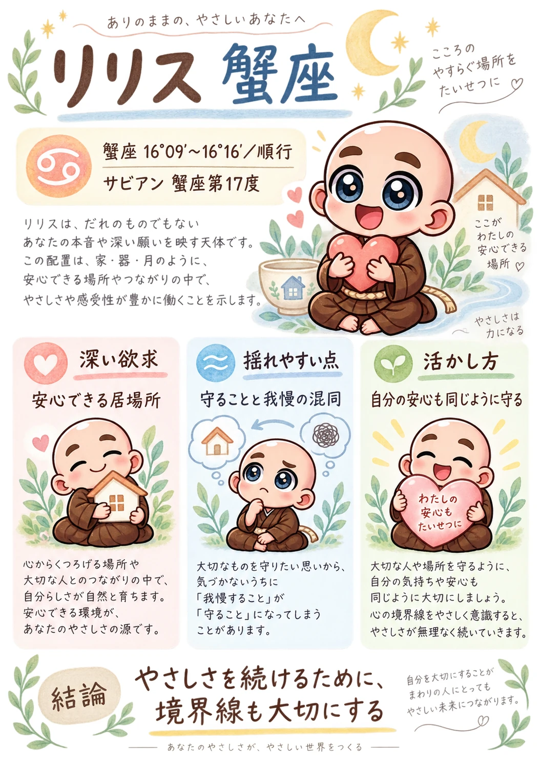 出生時間がわからない方向け西洋占星術鑑定書サンプル 36ページ目 リリス