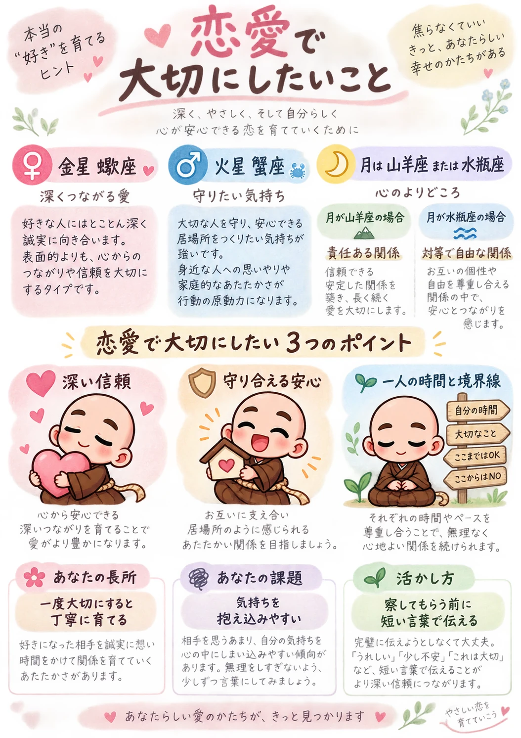 出生時間がわからない方向け西洋占星術鑑定書サンプル 39ページ目 恋愛
