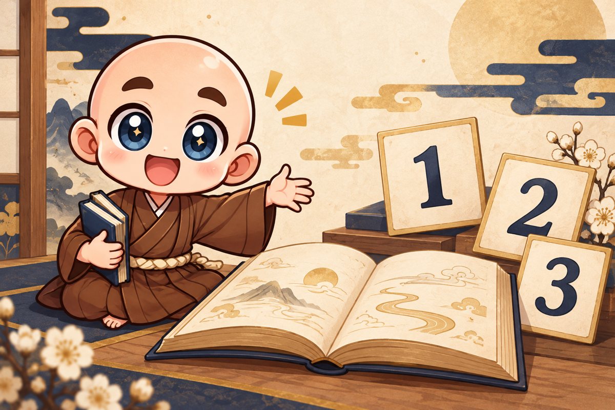 自分から始める数字の意味を案内する公式キャラクター