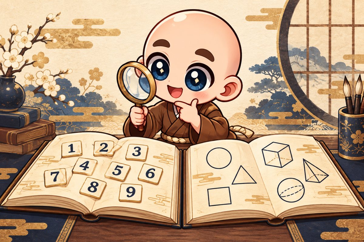 呼び名や数字の項目を資料と照合する公式キャラクター