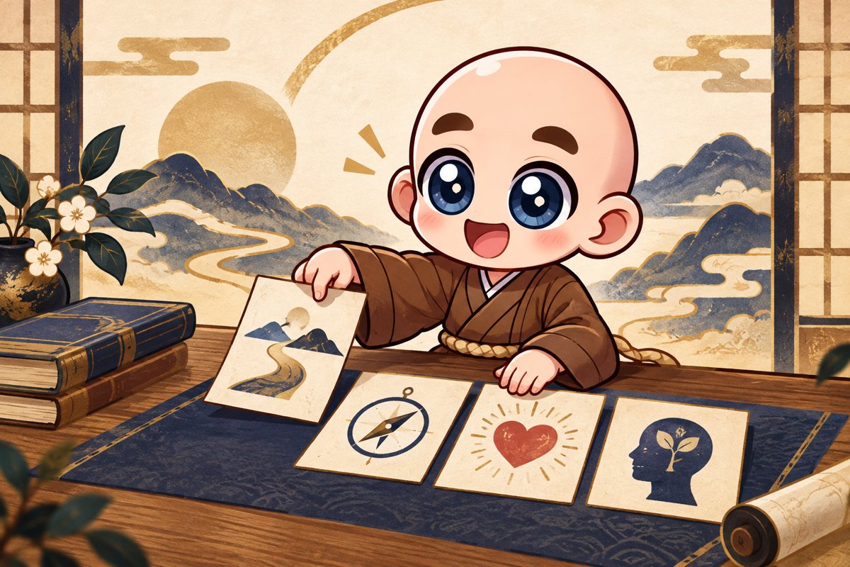 心の望みや印象など数字の役割を見比べる公式キャラクター