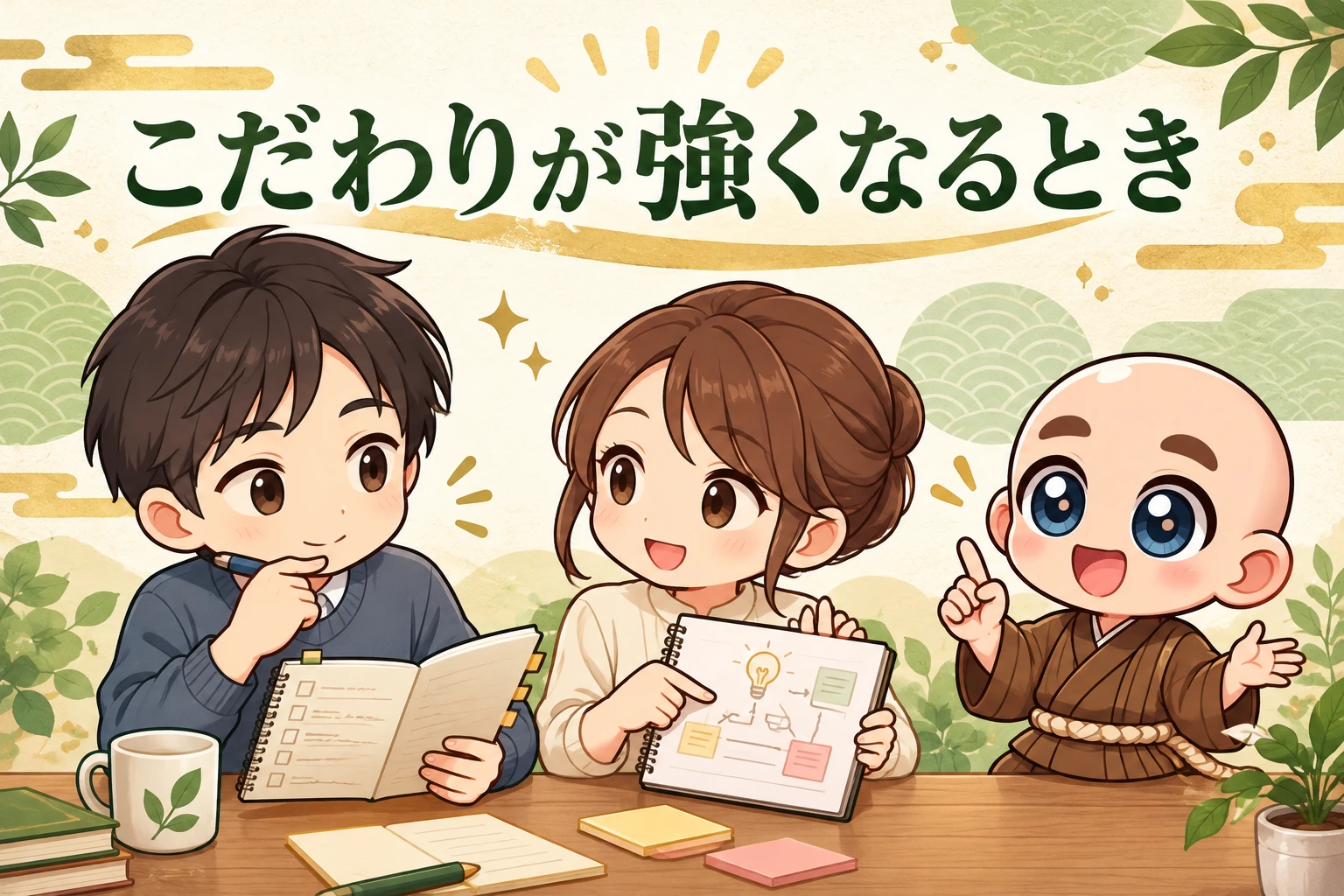 こだわりが強く、手放すのが苦手な面も