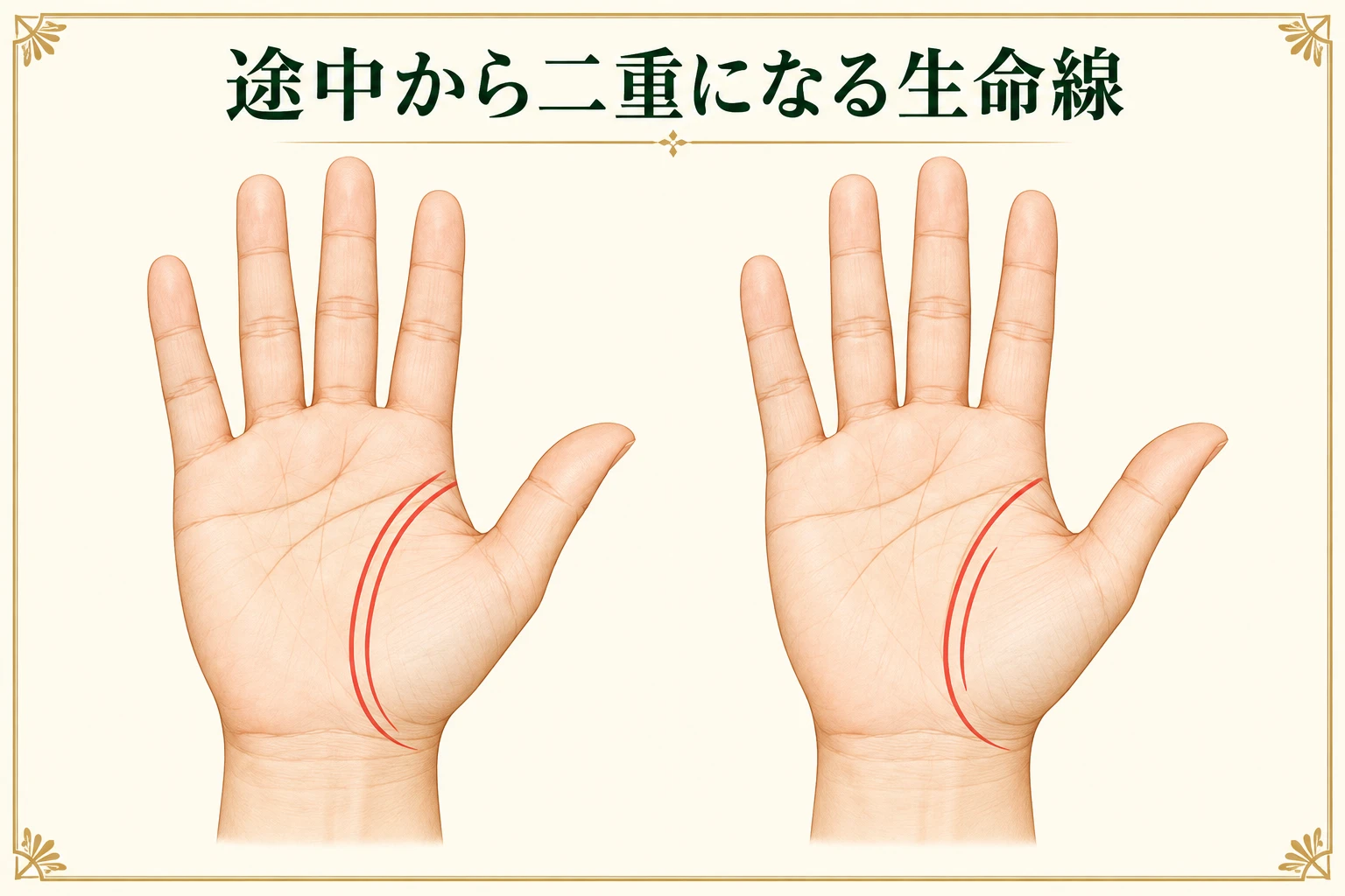 途中から二重になるのは、どういう意味?の解説画像