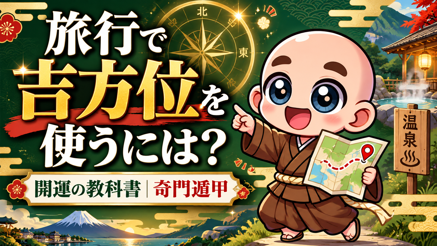 旅行先を吉方位で選んでみよう｜日帰り旅行の距離と過ごし方