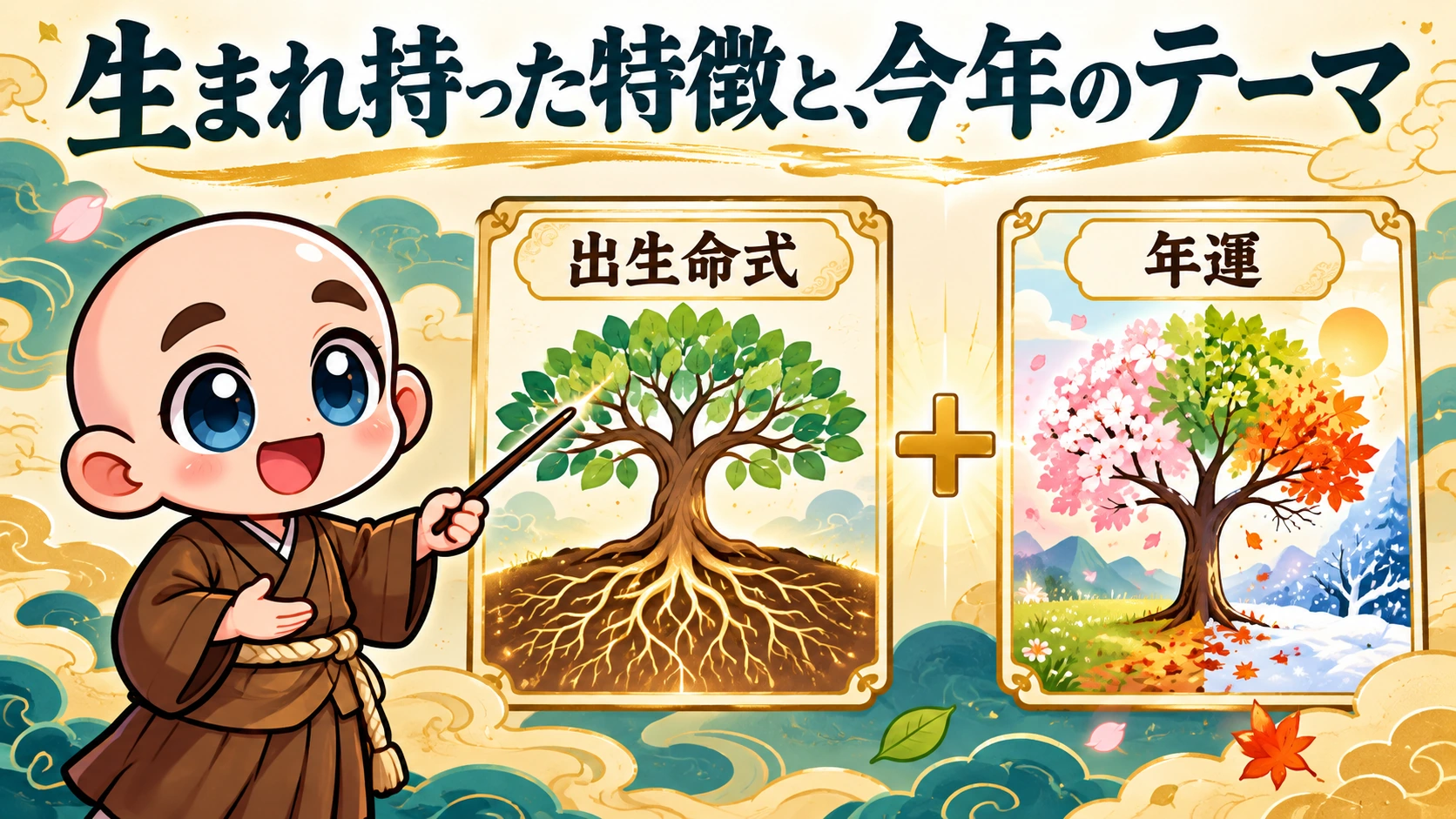 生まれ持った特徴と、今年のテーマを分けて見る