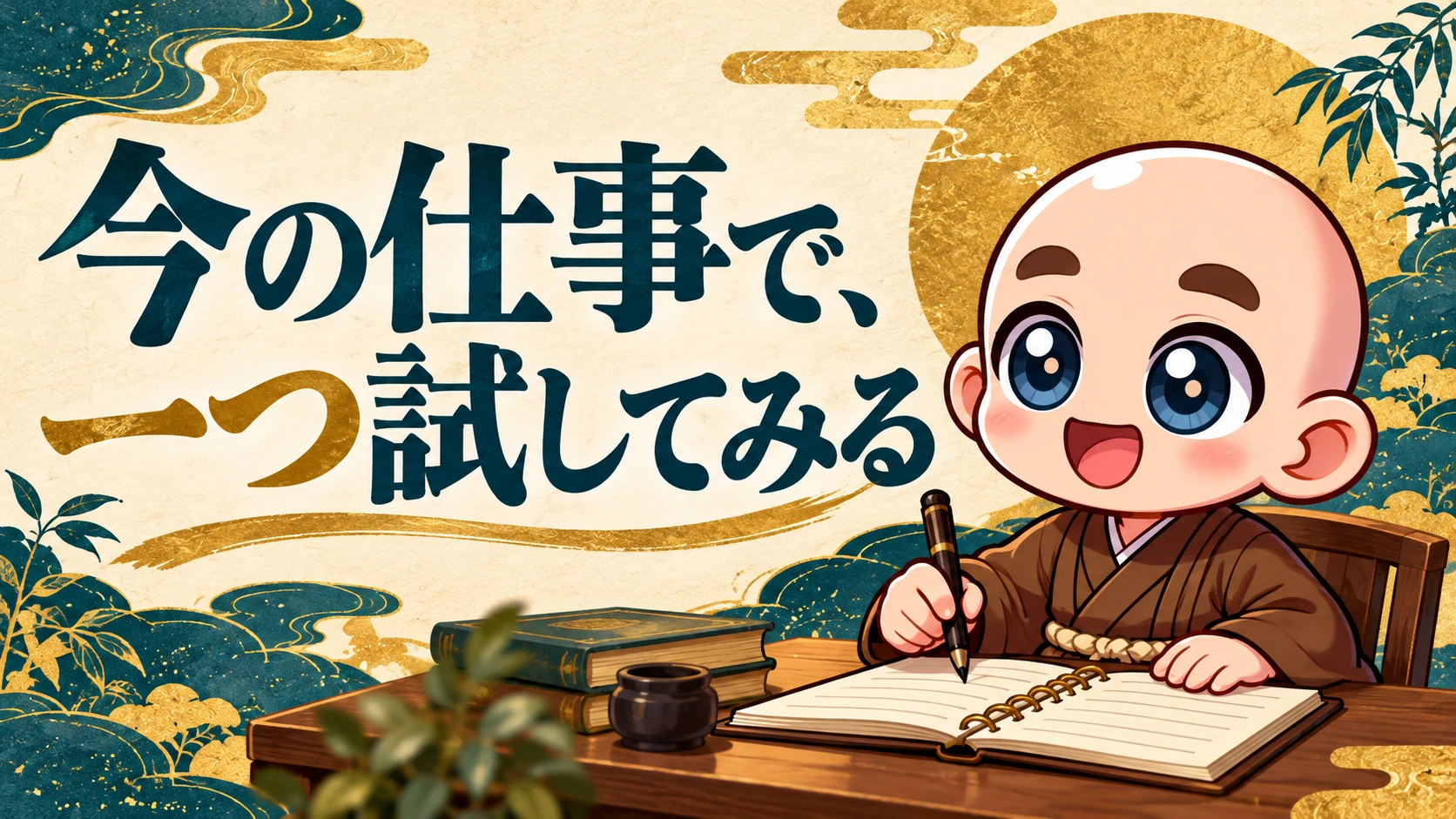 今の仕事で、一つ試してみよう