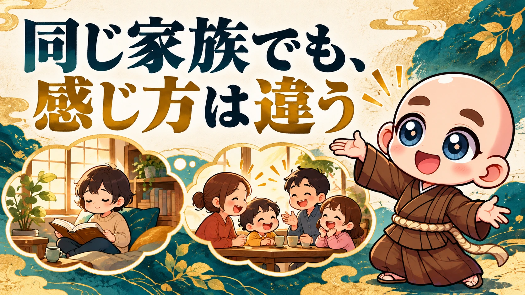同じ家族でも、感じ方は違う