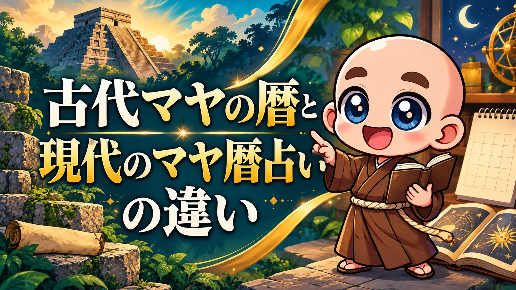 古代マヤの暦と現代のマヤ暦占いの違い