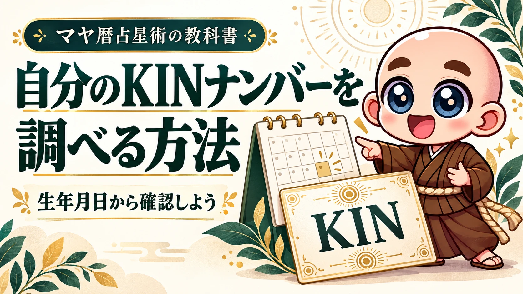 自分のKINナンバーを調べる方法