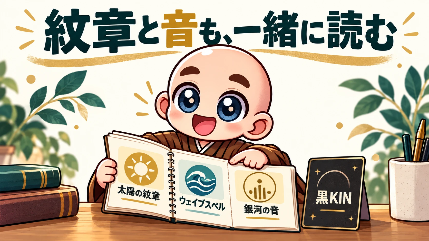 黒KINの印と、太陽の紋章・ウェイブスペル・銀河の音の解説を合わせて読む