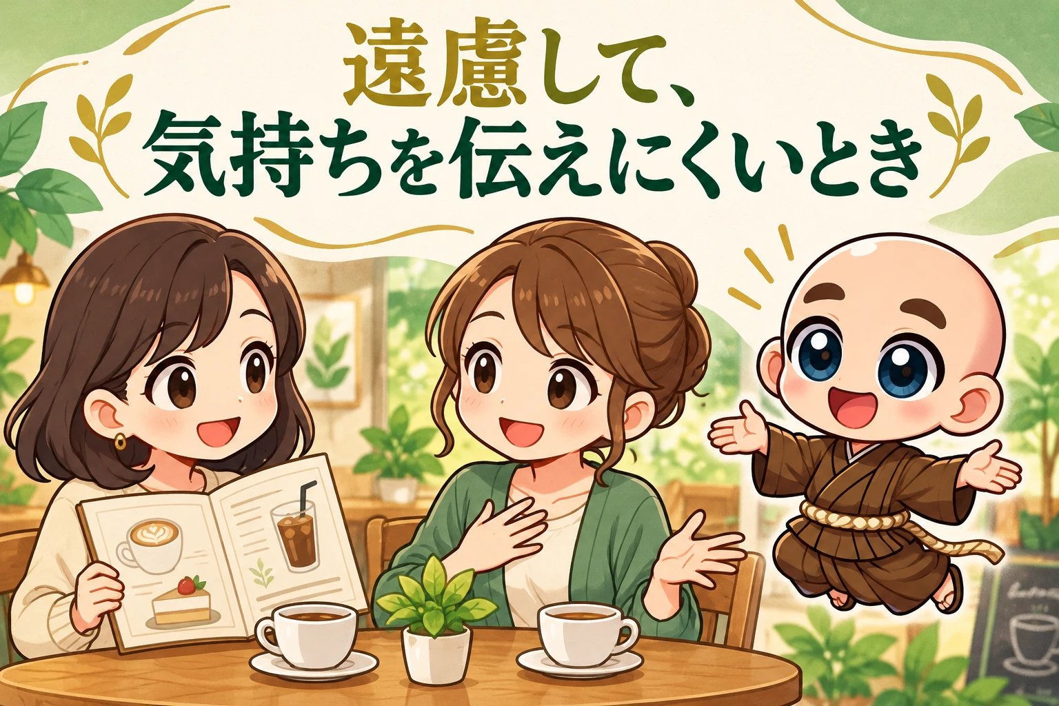 遠慮して、気持ちを伝えにくい一面も