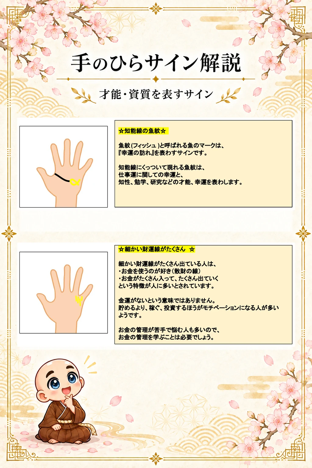 究極の手相鑑定書 Kさんの公開サンプル 43ページ目 サイン解説_14