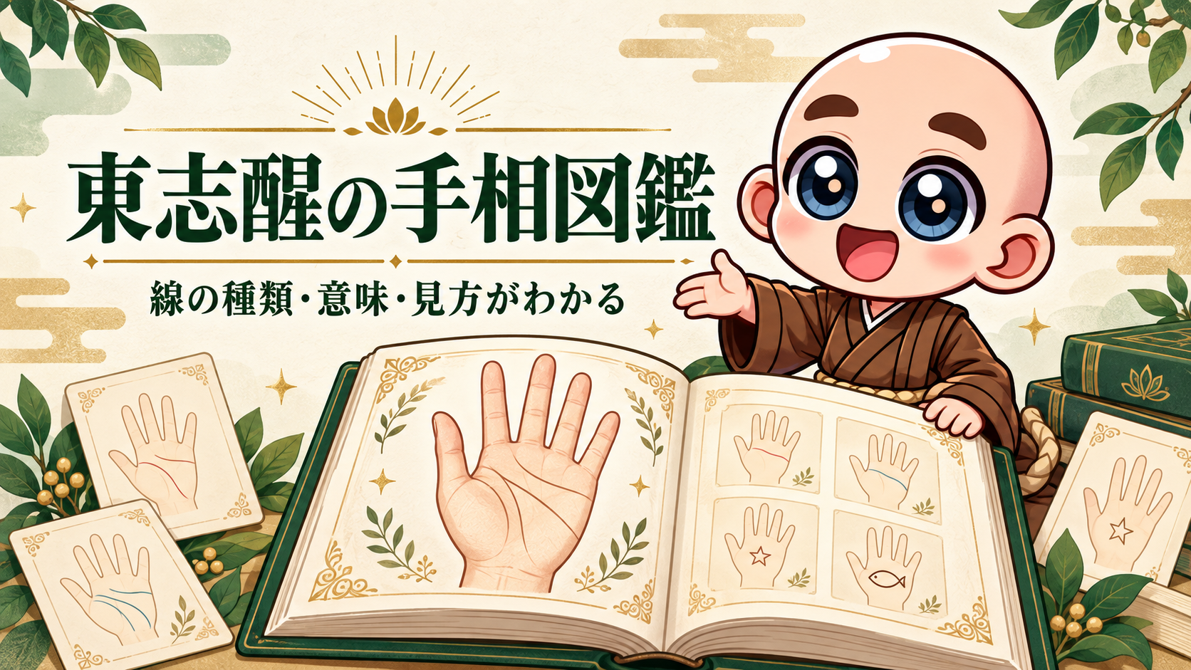 東志醒の手相図鑑。線の種類・意味・見方がわかる