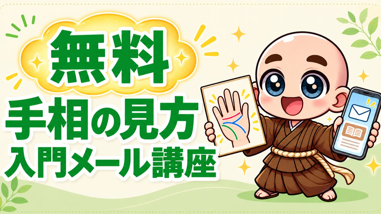 無料手相メール講座の案内画像