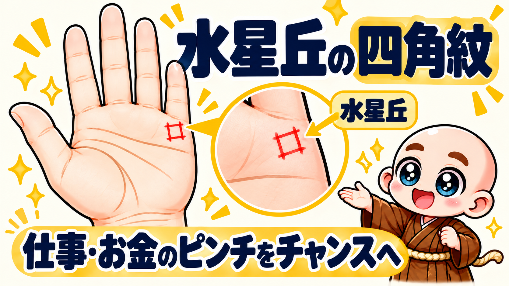 水星丘|仕事やお金のピンチはチャンス