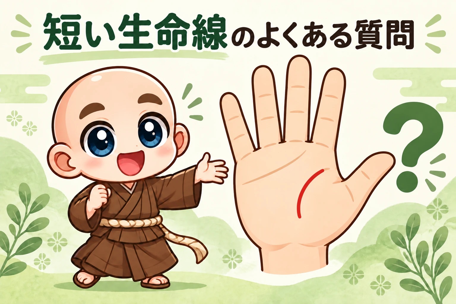 短い生命線についての疑問