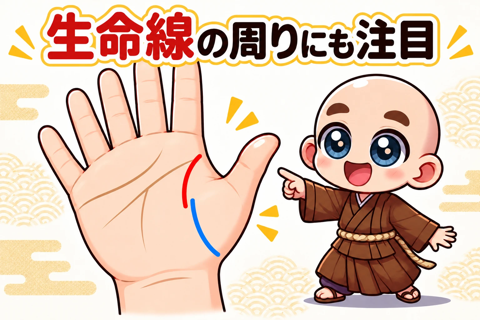 生命線の周りに、補う線はありませんか?
