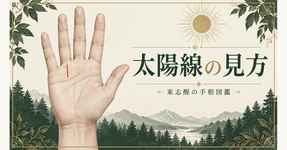 太陽線のアイキャッチ