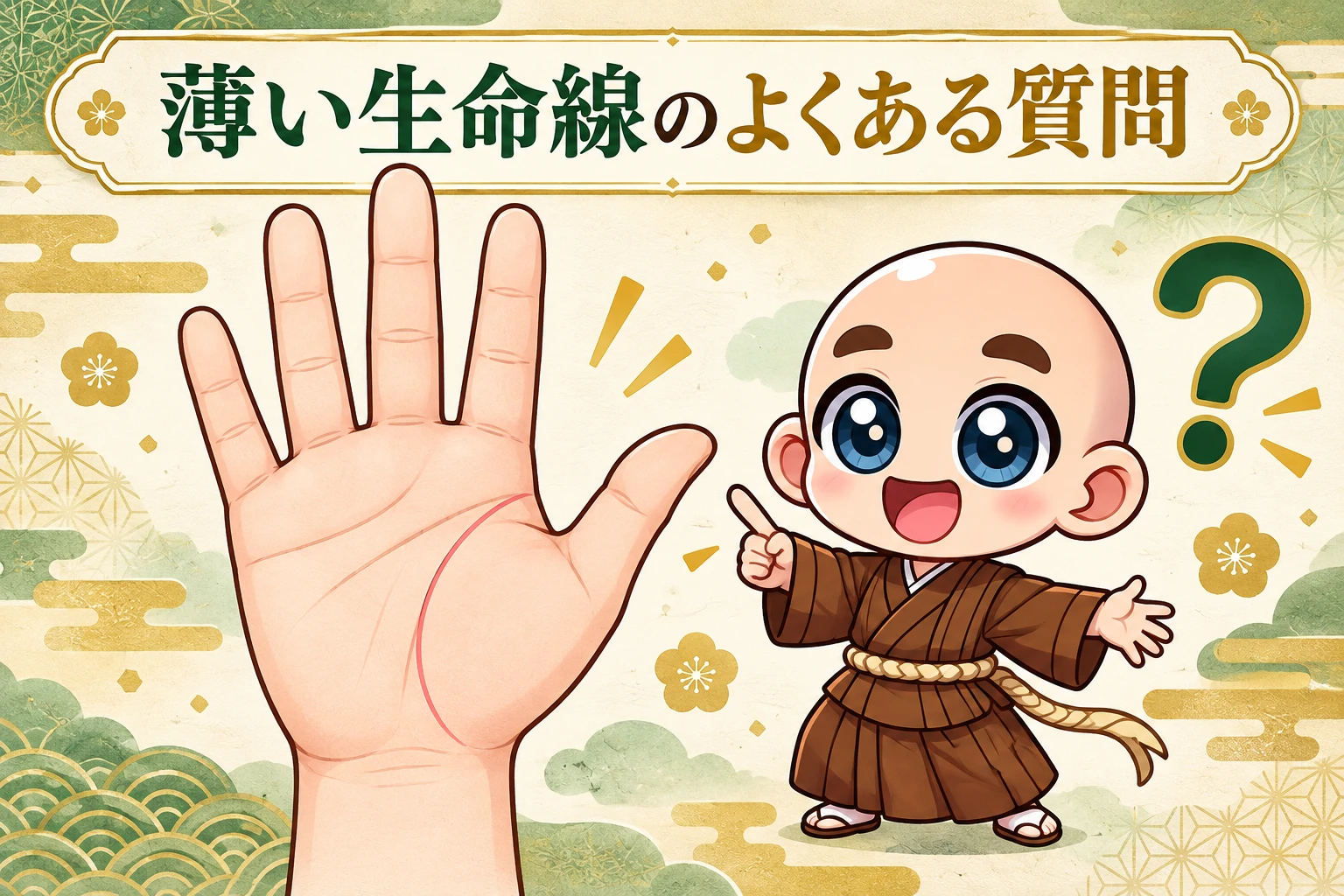 薄い生命線のよくある疑問