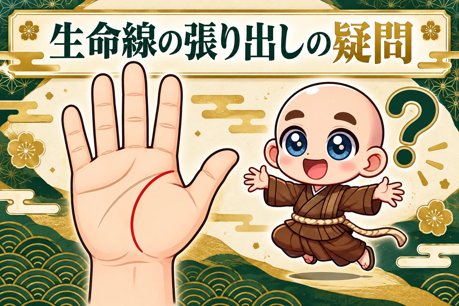 生命線の張り出しについての疑問