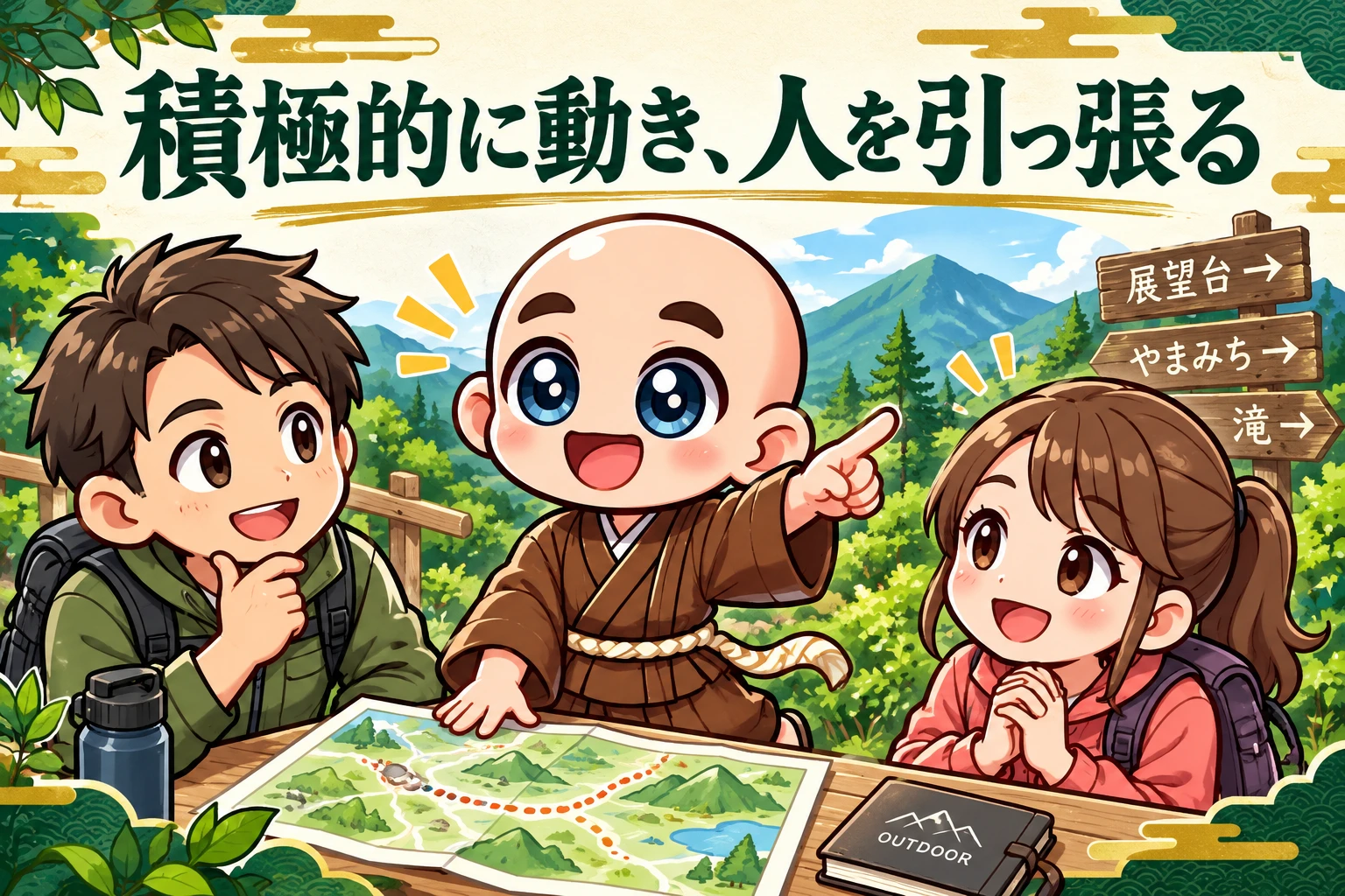 張り出しが大きい人は、行動力がある
